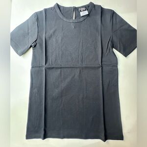 CHANEL Black Short Sleeve Top